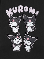 Vanilla Underground Black Womens Hello Kitty Short Sleeved 100% Cotton T-Shirt - Image 5 of 5