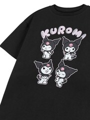Vanilla Underground Black Girls Hello Kitty Short Sleeved 100% Cotton T-Shirt - Image 4 of 5