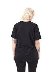 Vanilla Underground Black Womens Hello Kitty Short Sleeved 100% Cotton T-Shirt - Image 2 of 5