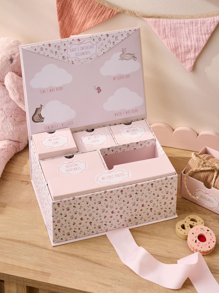 Pink Baby Girl Born in 2026 Keepsake Box - Image 2 of 5 Pink Baby Girl Born in 2026 Keepsake Box - Image 2 of 5
