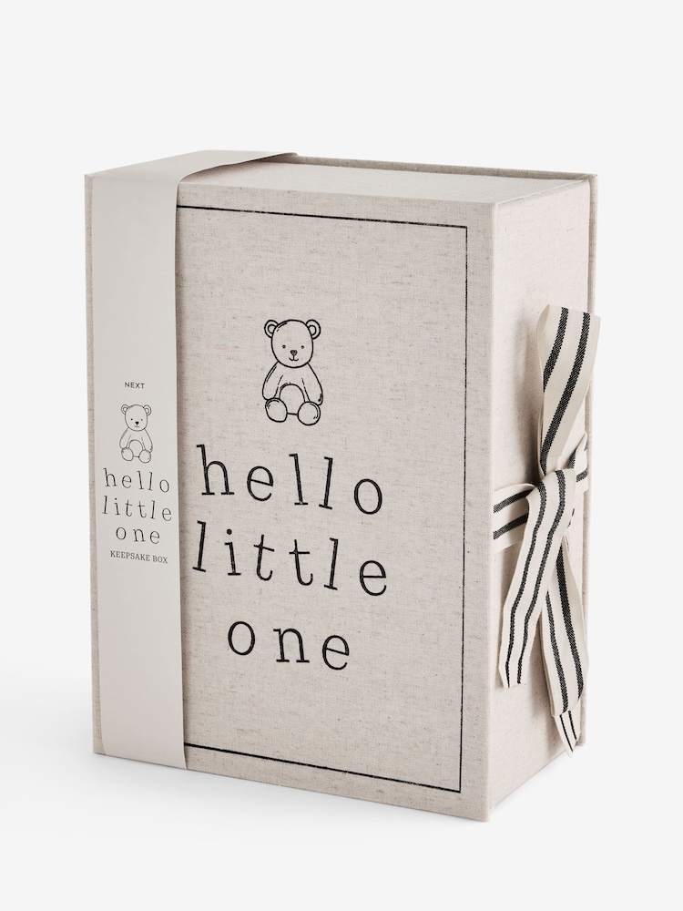 Black/White Baby Icons Keepsake Box - Image 4 of 4 Black/White Baby Icons Keepsake Box - Image 4 of 4