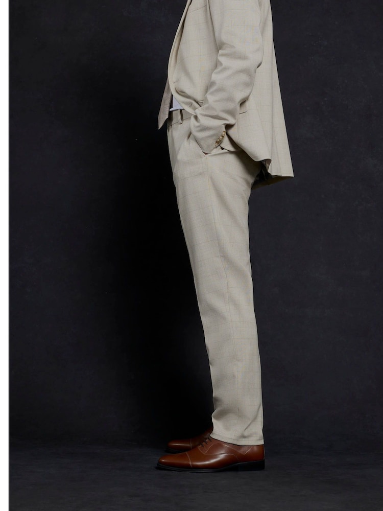 Pantalon de costume River Island slim neutre - Image 3 of 4