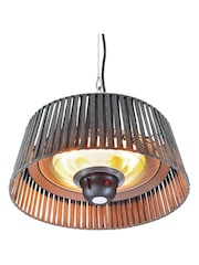 Kettler Grey Plush Pendant Electric Heater - Image 3 of 4