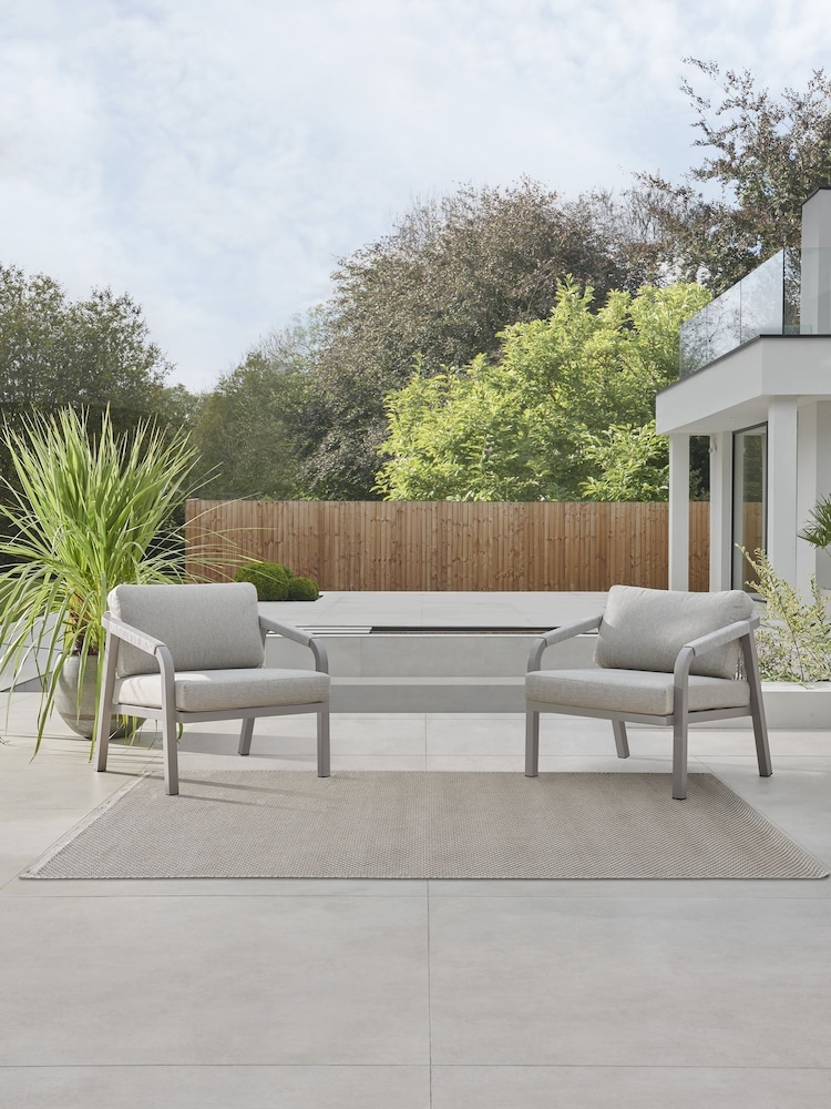 Kettler Pebble Como Lounge Chair Pair - Image 1 of 6
