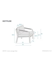 Kettler Pebble Como Lounge Chair Pair - Image 5 of 6