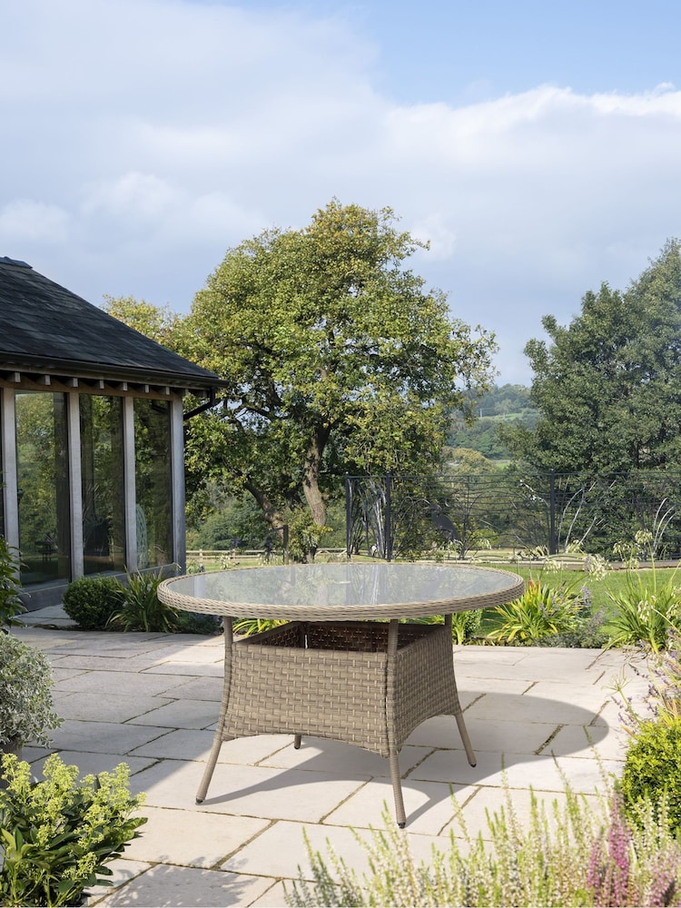 Kettler Natural Charlbury Rattan Dining Table - Image 1 of 6