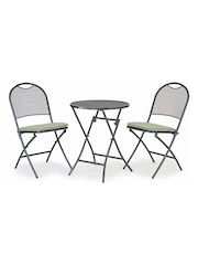 Kettler Sage Green Café Roma Iron Set with Sage Seat Pad Cushion - Image 6 of 6