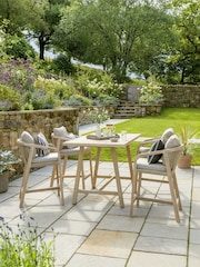 Kettler Natural Cora Rope High Dining Set - Image 1 of 9