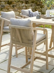 Kettler Natural Cora Rope High Dining Set - Image 2 of 9