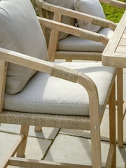 Kettler Natural Cora Rope High Dining Set - Image 8 of 9