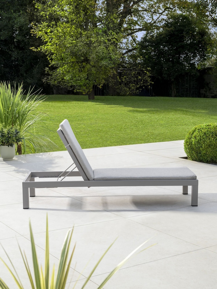 Kettler Pebble Pebble Sunlounger with Cushion - Image 2 of 7