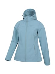 Mountain Warehouse Green Womens Exodus Water-Resistant Softshell Jacket - Image 5 of 5