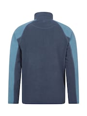 Mountain Warehouse Blue Mens Ashbourne II Half Zip Fleece - Image 2 of 5