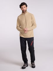 Mountain Warehouse Brown Mens Camber II Half Zip Quick Drying Fleece - Image 3 of 4