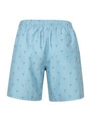 Mountain Warehouse Green Mens Aruba Printed Quick Drying Swimshorts with UV Max Protection - Image 3 of 6