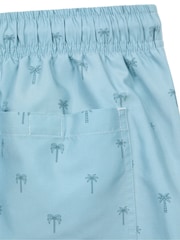 Mountain Warehouse Green Mens Aruba Printed Quick Drying Swimshorts with UV Max Protection - Image 5 of 6