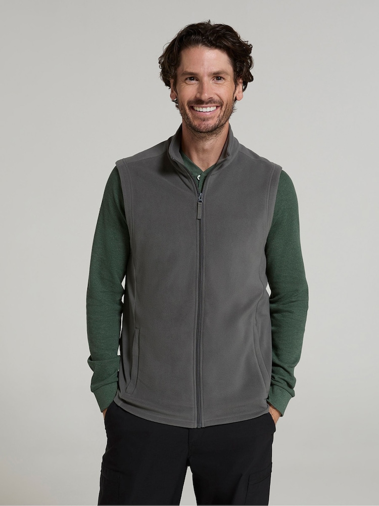 Mountain Warehouse Grey Mens Camber Quick Drying Gilet - Image 2 of 4
