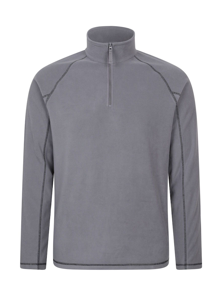 Mountain Warehouse Grey Mens Ashbourne II Half Zip Fleece - Image 1 of 5