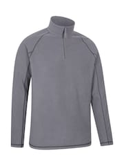 Mountain Warehouse Grey Mens Ashbourne II Half Zip Fleece - Image 3 of 5