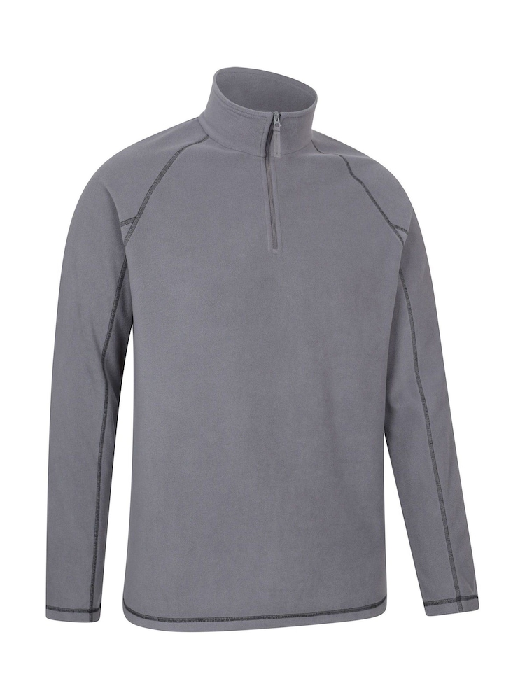 Mountain Warehouse Grey Mens Ashbourne II Half Zip Fleece - Image 3 of 5