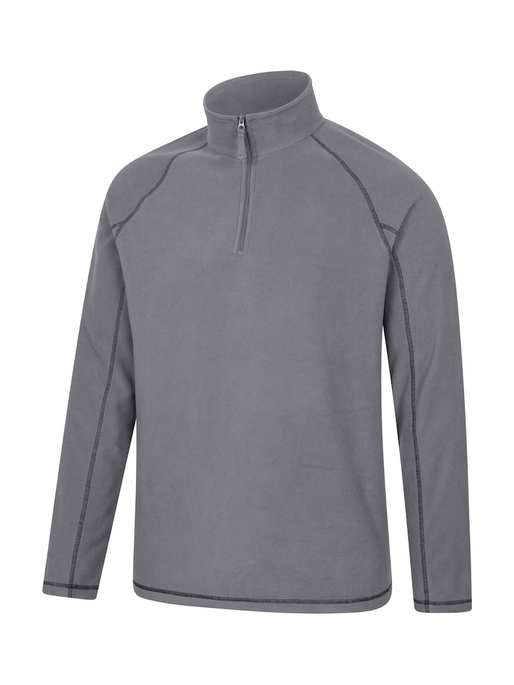 Mountain Warehouse Grey Mens Ashbourne II Half Zip Fleece - Image 4 of 5