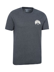 Mountain Warehouse Grey Mens Adventure Mountain UV Max T-Shirt - Image 4 of 6