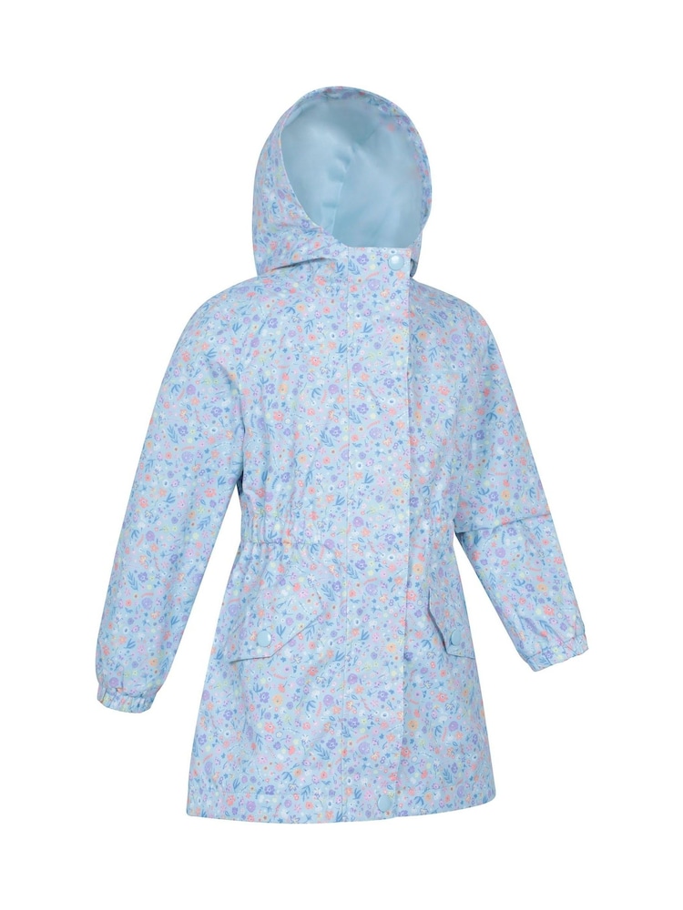 Mountain Warehouse Blue Dale Kids Lightweight Waterproof Jacket - Image 2 of 5