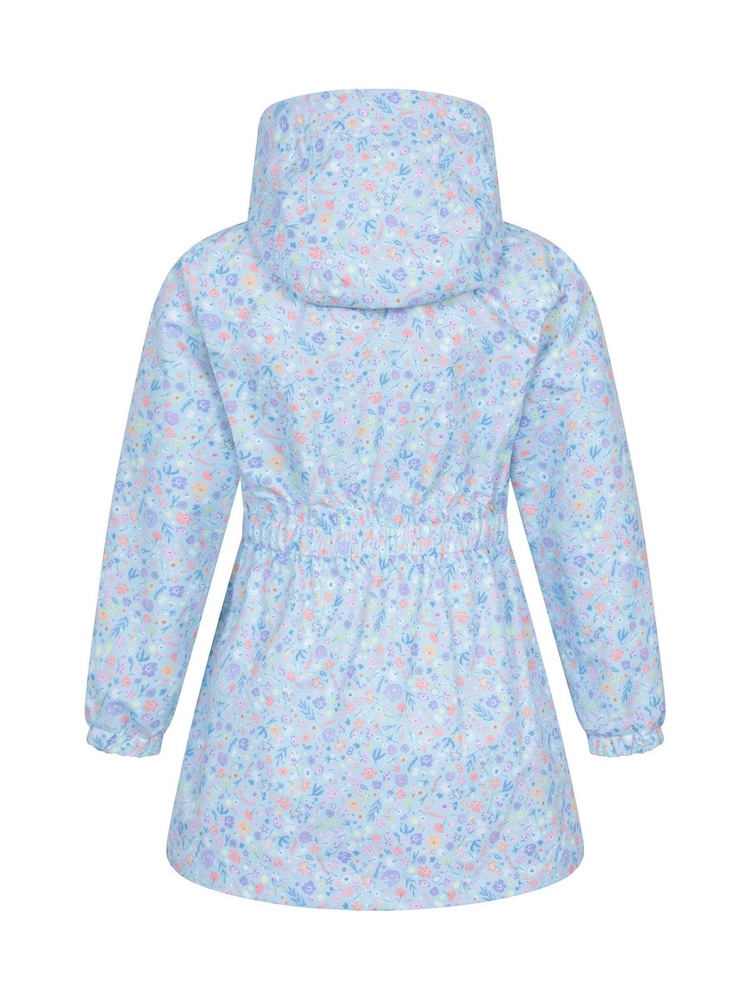 Mountain Warehouse Blue Dale Kids Lightweight Waterproof Jacket - Image 3 of 5