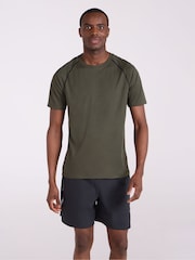 Verde - Mountain Warehouse Mens Aero Iso Cool Quick Drying T-Shirt - Imagen 1 de 3