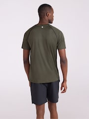 Verde - Mountain Warehouse Mens Aero Iso Cool Quick Drying T-Shirt - Imagen 2 de 3