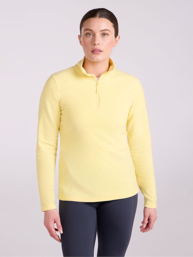 Amarelo - Mountain Warehouse Camber II Fleece Feminino - Imagem 1 de 4