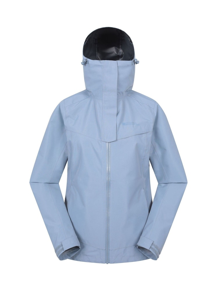 Mountain Warehouse Blue Arlberg Womens 2.5 Layer Waterproof Jacket - Image 1 of 5