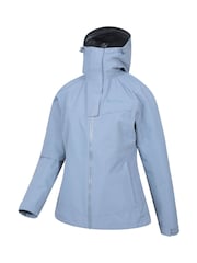 Mountain Warehouse Blue Arlberg Womens 2.5 Layer Waterproof Jacket - Image 3 of 5