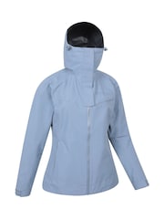 Mountain Warehouse Blue Arlberg Womens 2.5 Layer Waterproof Jacket - Image 4 of 5