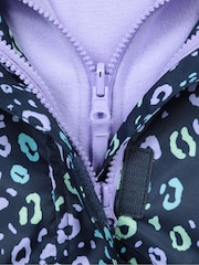 Mountain Warehouse Blue Kids Aries Printed Waterproof 3-in-1 Jacket - Image 7 of 7