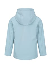 Blau - Mountain Warehouse Kinder Exodus Wasserfeste Softshell-Jacke - Bild 4 von 6