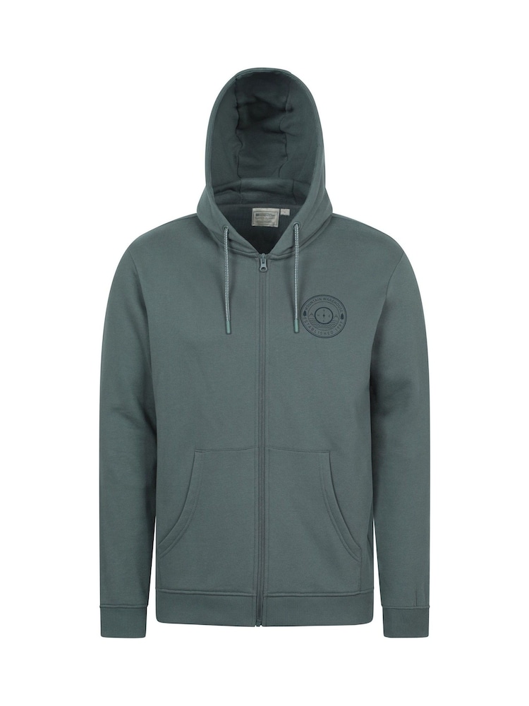 Mountain Warehouse Green Circle Mountain Full-Zip Hoodie - Image 1 of 6