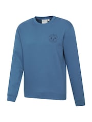 Mountain Warehouse Blue Circle Crew Neck Sweatshirt - Image 3 of 6