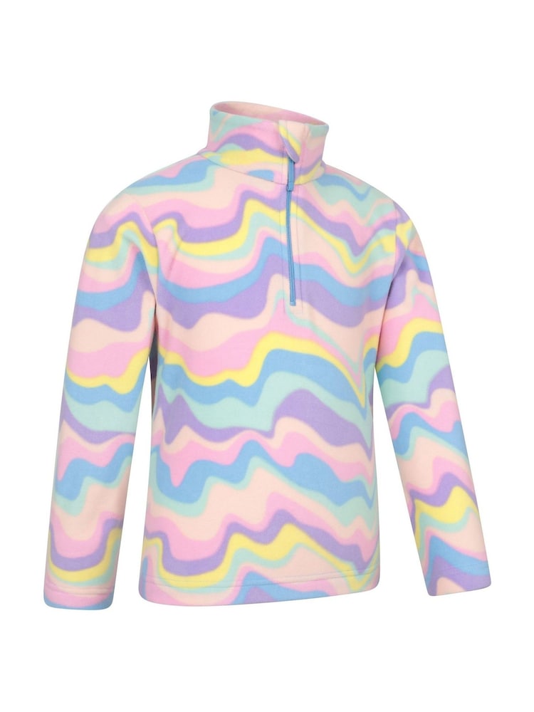 Mountain Warehouse Multi Kids Endeavour Printed Half-Zip Fleece - Image 2 of 5