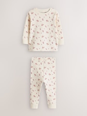 Pink Ditsy Floral Snuggle Pyjamas 3 Pack (9mths-12yrs) - Image 7 of 10