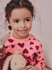 Red/Pink Stampy Print Snuggle Pyjamas 3 Pack (9mths-12yrs) - Image 4 of 11