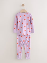 Red/Pink Stampy Print Snuggle Pyjamas 3 Pack (9mths-12yrs) - Image 7 of 11