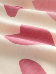 Pink/White Star/Heart Snuggle Pyjamas 3 Pack (9mths-12yrs) - Image 6 of 7