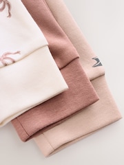 Ecru/Brown Bow Print Snuggle Pyjamas 3 Pack (9mths-12yrs) - Image 12 of 12