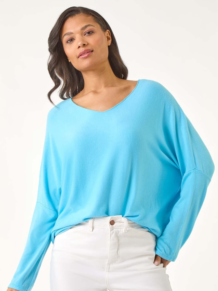 Roman Blue V-Neck Snit T-Shirt - Image 1 of 5
