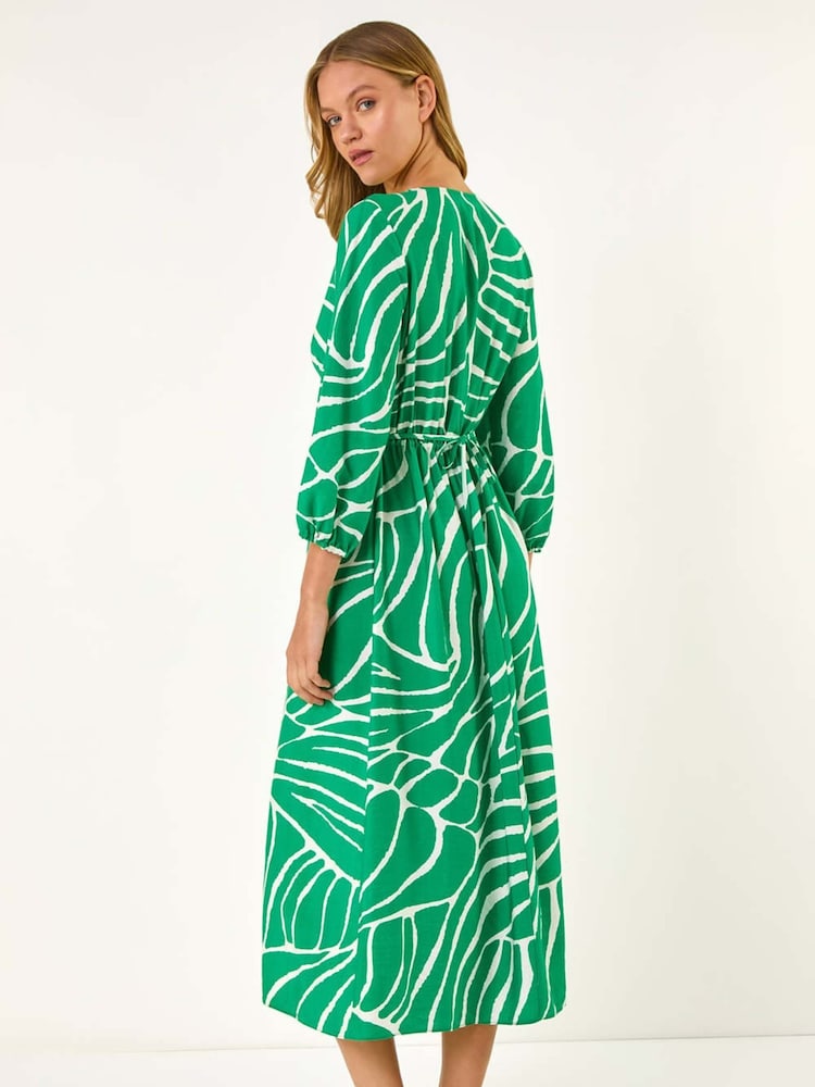 Roman Abstract Geometric Midi Dress - Imagen 2 de 5 Roman Abstract Geometric Midi Dress - Imagen 2 de 5