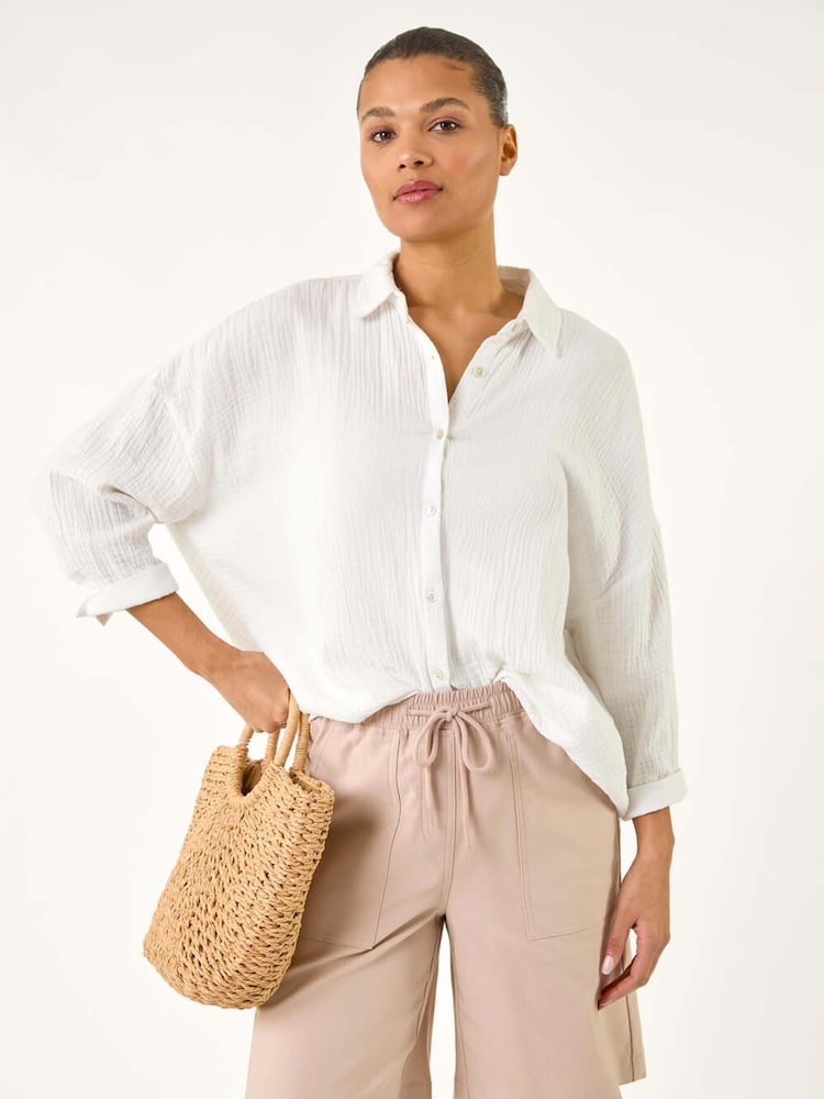 Roman Natural Drawcord Detail Pocket Shorts - Image 1 of 5
