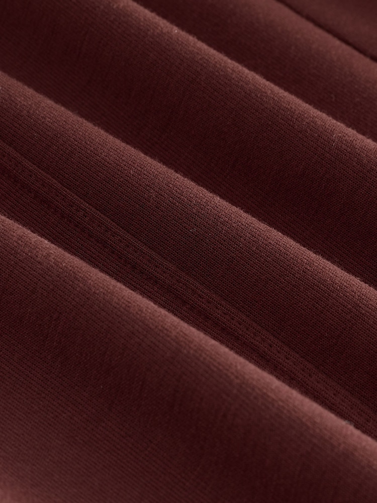 Burgundy Red Premium Wide Leg Jersey Joggers - Image 8 of 8 Burgundy Red Premium Wide Leg Jersey Joggers - Image 8 of 8