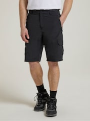 Mountain Warehouse Black Mens Explore Quick Drying Shorts - Image 1 of 5