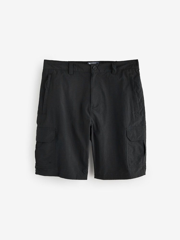 Mountain Warehouse Black Mens Explore Quick Drying Shorts - Image 5 of 5